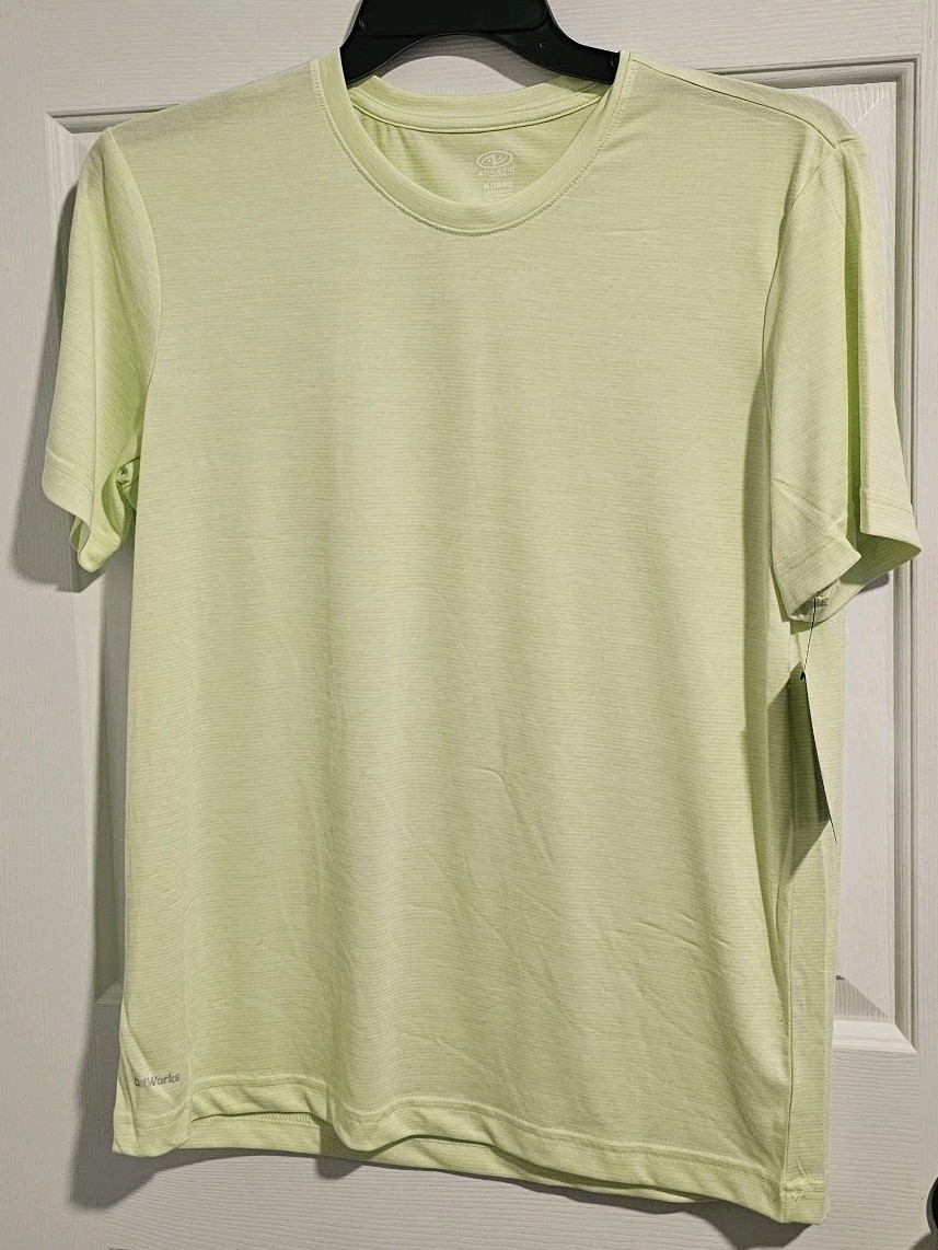 Althletic Works Lime Green Tee NWT Men's Size Medium Tagless gallery