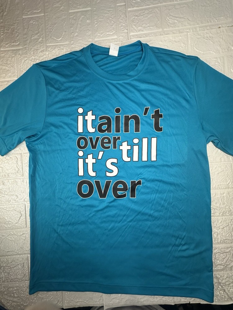 T-Shirt Size Medium Sport Tek Vibrant Blue Never Worn Lightweight Tee Relaxd fit