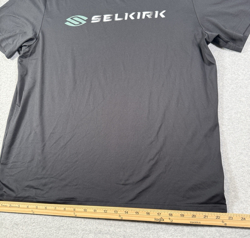 Rhone x Selkirk Pickleball T Shirt Black Short Sleeve XL gallery