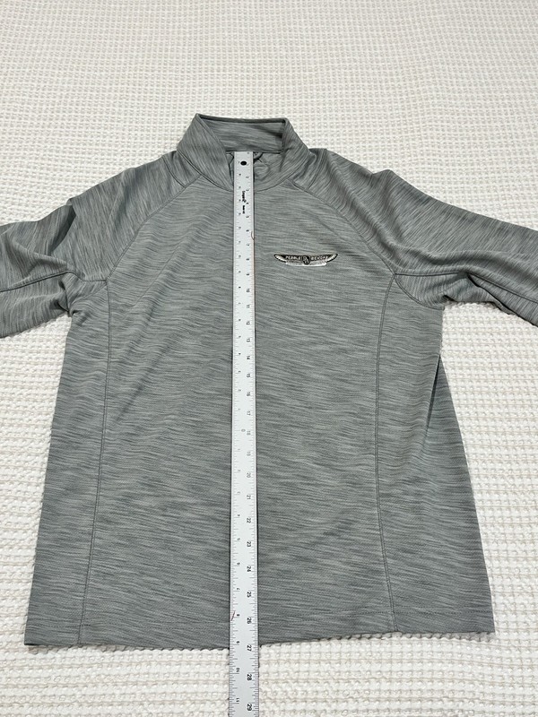 Pebble Beach Concours d'Elegance 1/4 Zip Pullover Small Gray Levelwear gallery