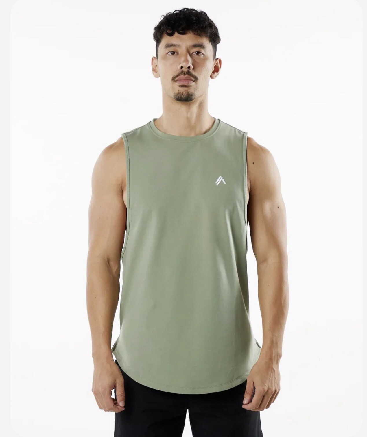 Alphalete Men's Dynasty Cutoff - Sage , Size Medium gallery