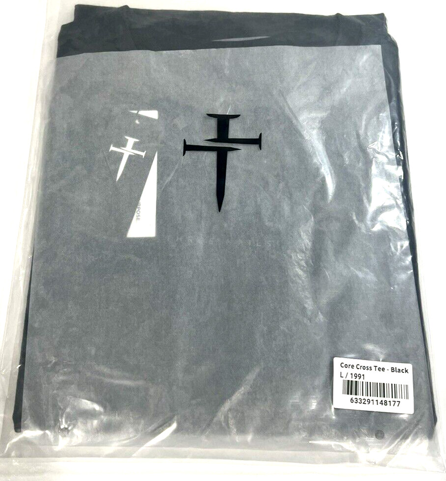Three Nails Men's Athletic Core Cross Tee Shirt Size Large ($36 MSRP) gallery