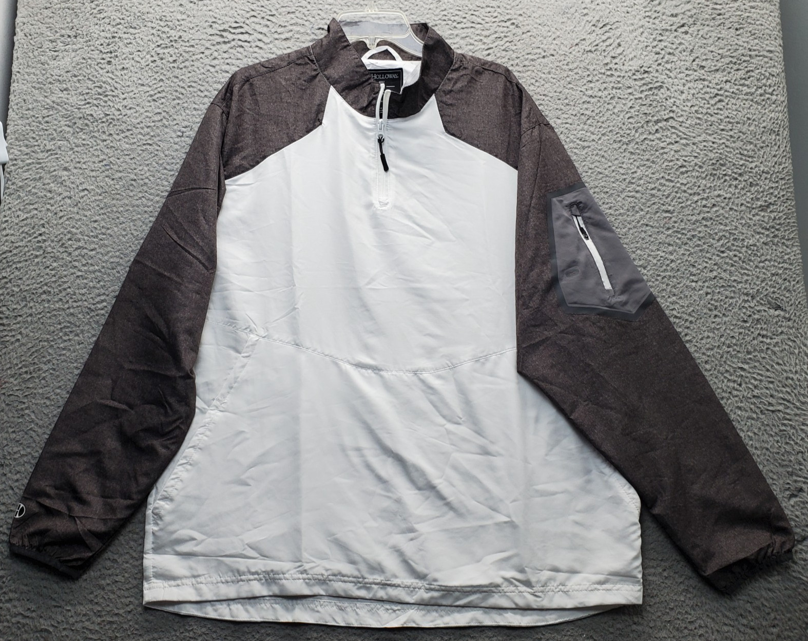 Holloway Raider Golf Shirt Mens XL Multi Side Pocket Quarter Zip Pullover 229155 gallery