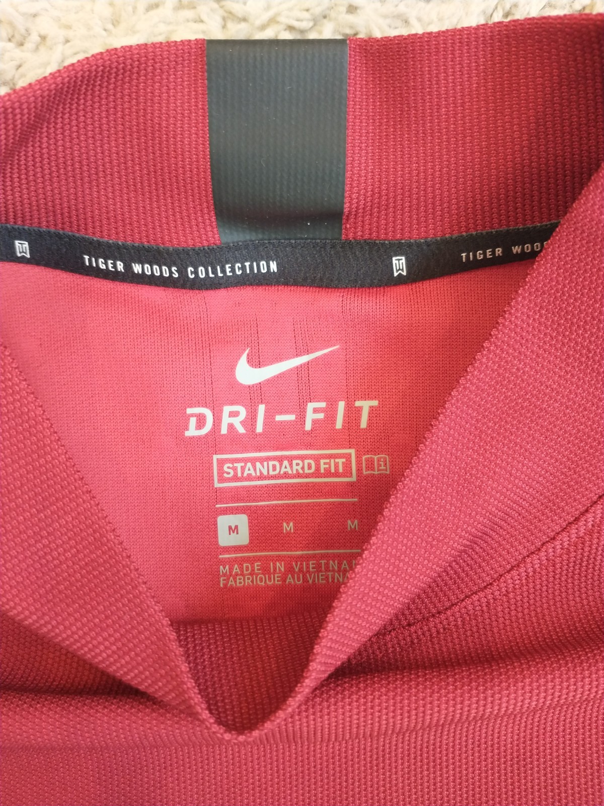 Nike Dri-Fit TW Tiger Woods Mock-Neck Golf Top Shirt CT6078-687 Medium gallery