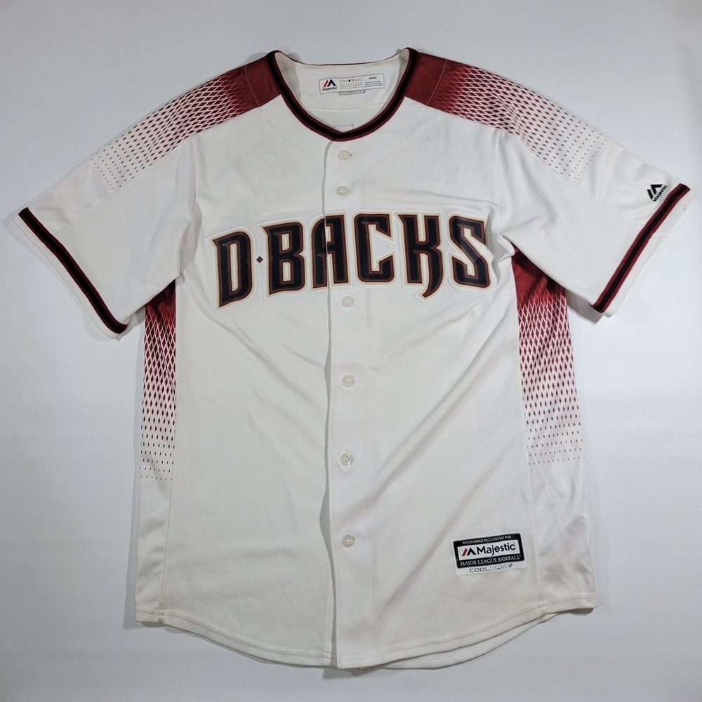 MAJESTIC COOL BASE ARIZONA DIAMOND D BACKS MLB BASEBALL BRADLEY #25 JERSEY Sz M