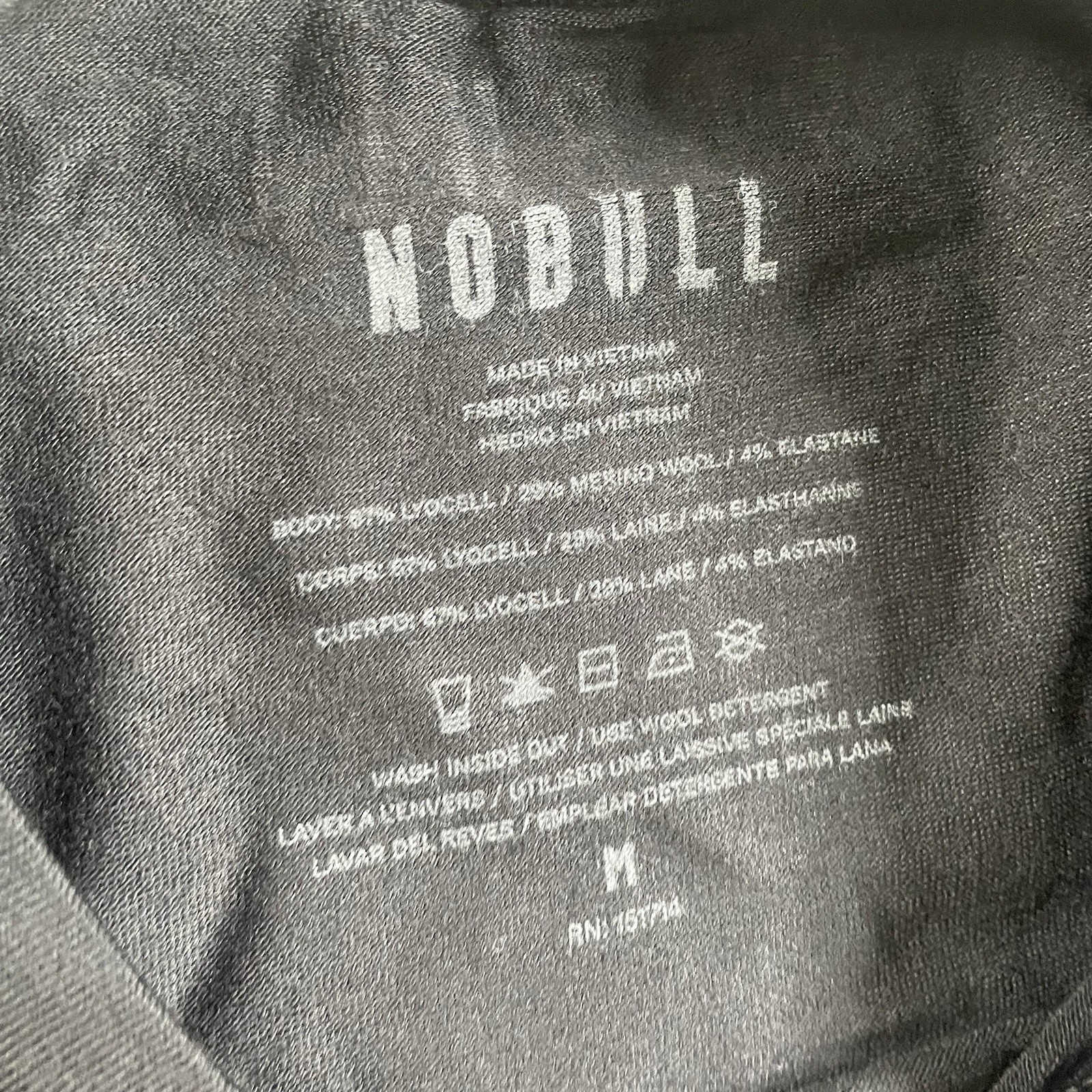 Nobull Shirt Mens Medium Performance Tee Athletic Training Gym NWT Black gallery