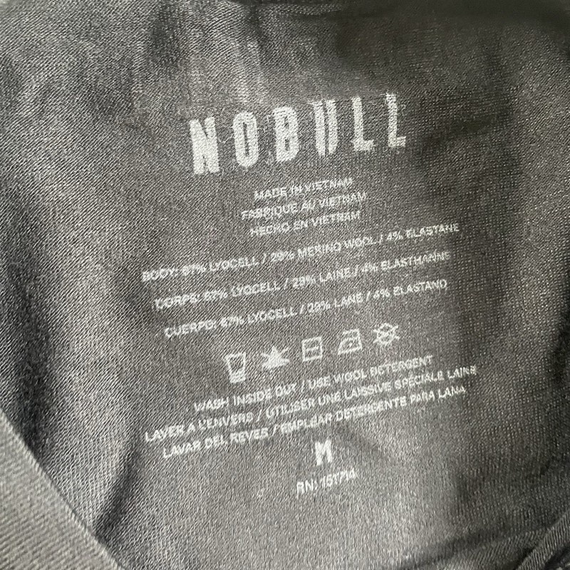 Nobull Shirt Mens Medium Performance Tee Athletic Training Gym NWT Black gallery