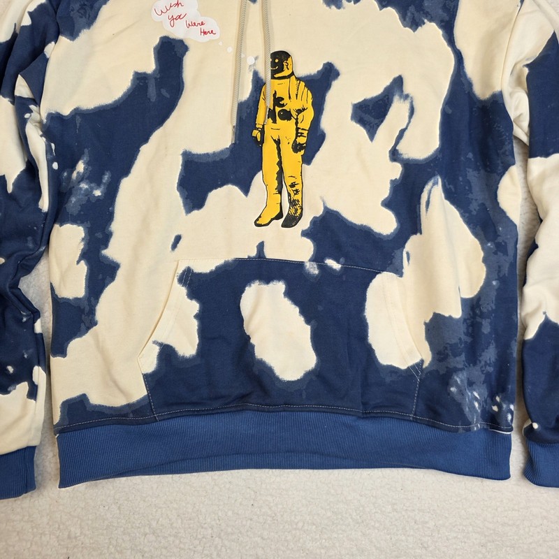Travis Scott Astroworld Tour Men’s Cactus Jack Tie Dye Hoodie Blue XL gallery