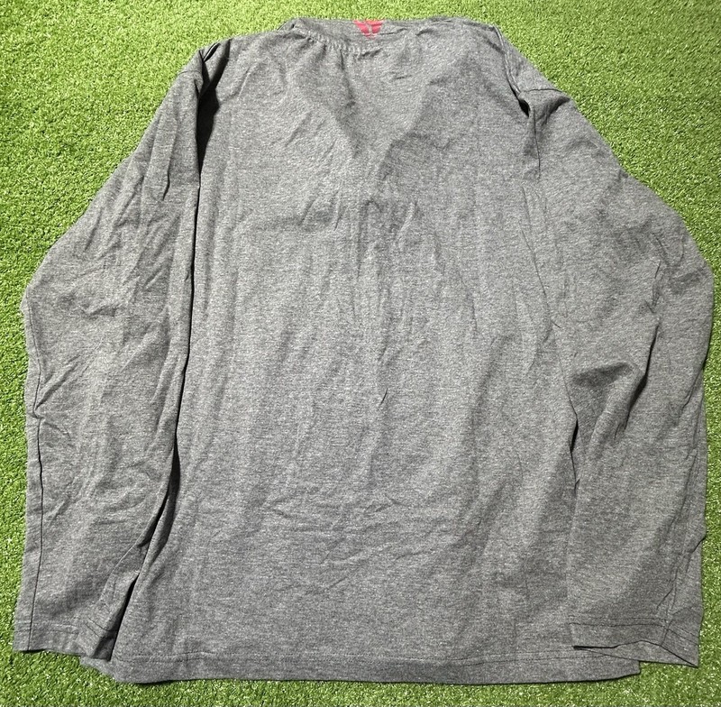 Delta One Airlines 1/4 Zip Pullover Sweater Men’s L/XL Gray Long Sleeve Employee gallery