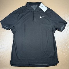 Nike Golf Tiger Woods ADV Dri Fit Polo DR5314 010 Triple Black Size SMALL RARE