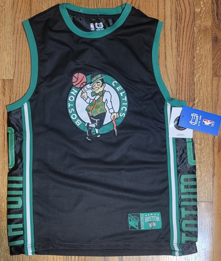 Boston Celtics Jayson Tatum Jersey Size Medium Green And Black