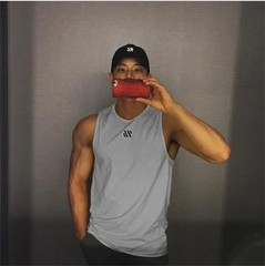 Men’s Bodybuilding Tank Top Gym Stringer Sleeveless Workout Fitness Vest