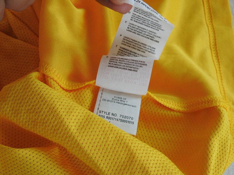 Nykøbing F. Håndboldklub Activewear Jersey Puma Yellow Shirt Handball Size S gallery