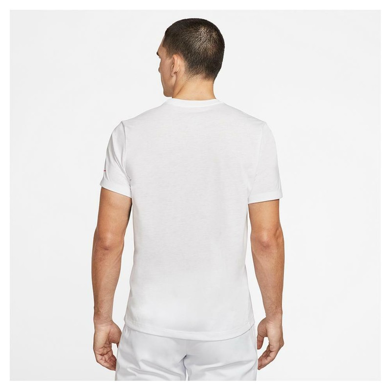 Nike Court Dri-Fit Rafa Nadal Men's Tennis T-Shirt CD2144-100 gallery