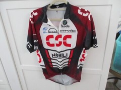 shirt top sports bike riding bicycle mens large zip pockets descente