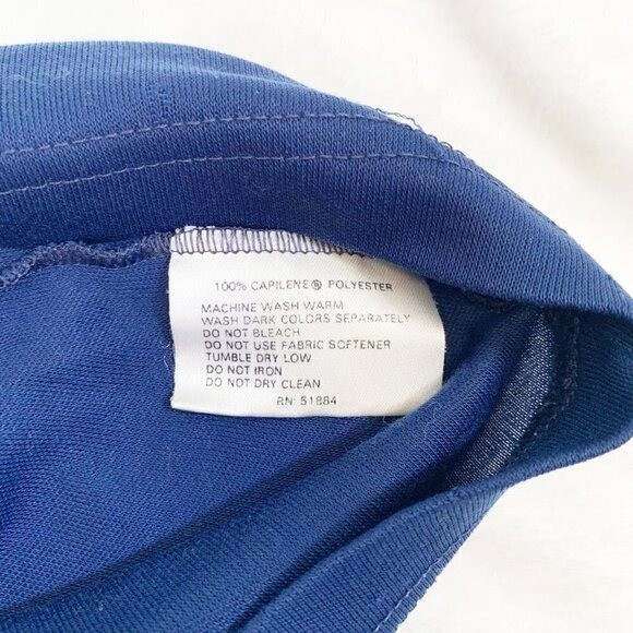 Patagonia Capilene Quarter Zip Pullover Mens Small Blue Long Sleeve Base Layer gallery
