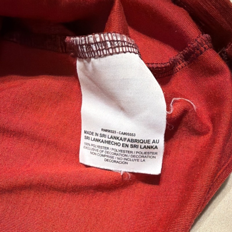 Nike Dri-FIT Red 1/4 Zip Mock Neck Pullover Long Sleeve XL Polyester Men's gallery