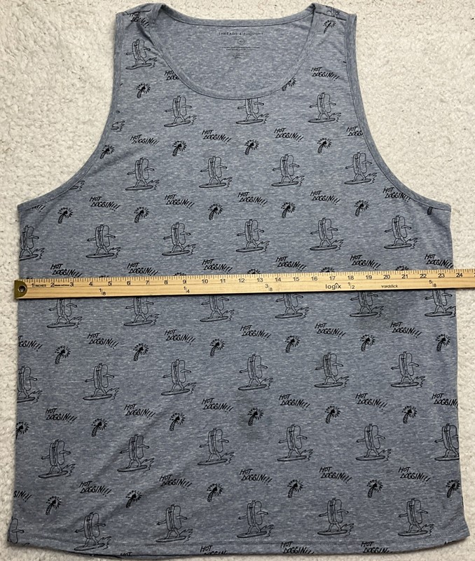 threads 4 thought Men’s Gray Tank Top Size XL gallery