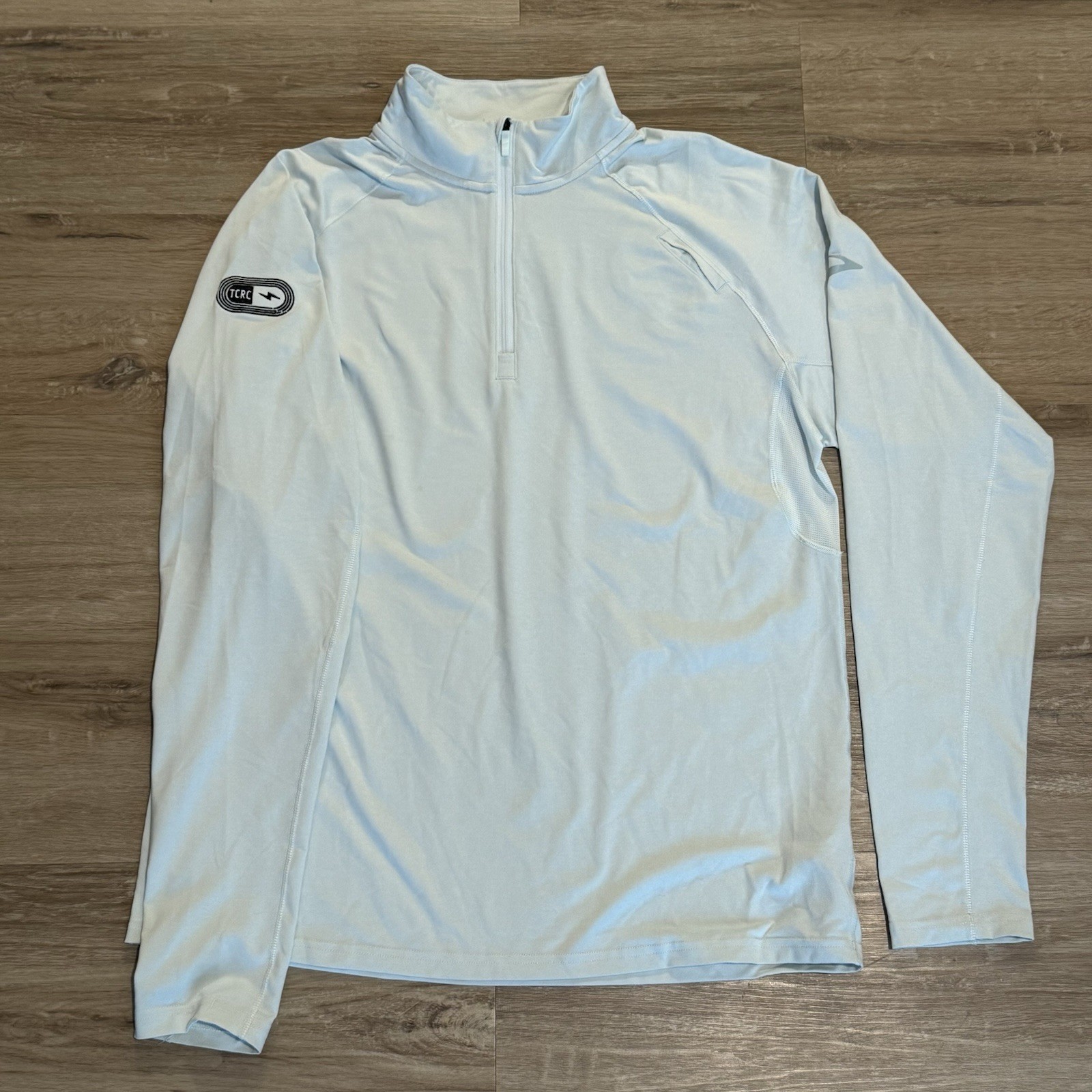 Brooks Dash 1/2 Zip Running Top Men’s Sz Large 211298-065 Icy Gray gallery