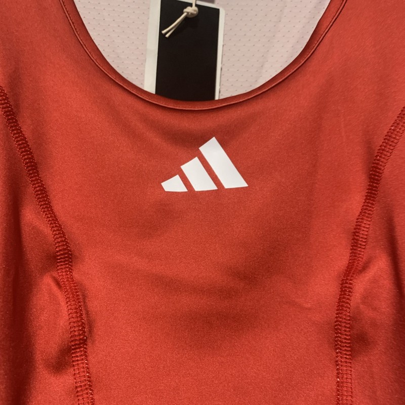 Adidas Padded Tank Men’s Large AEROREADY Red Compression Training Top NWT gallery