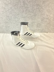 Adidas Box Hog 2 Boxing Shoes White/Black Size 5