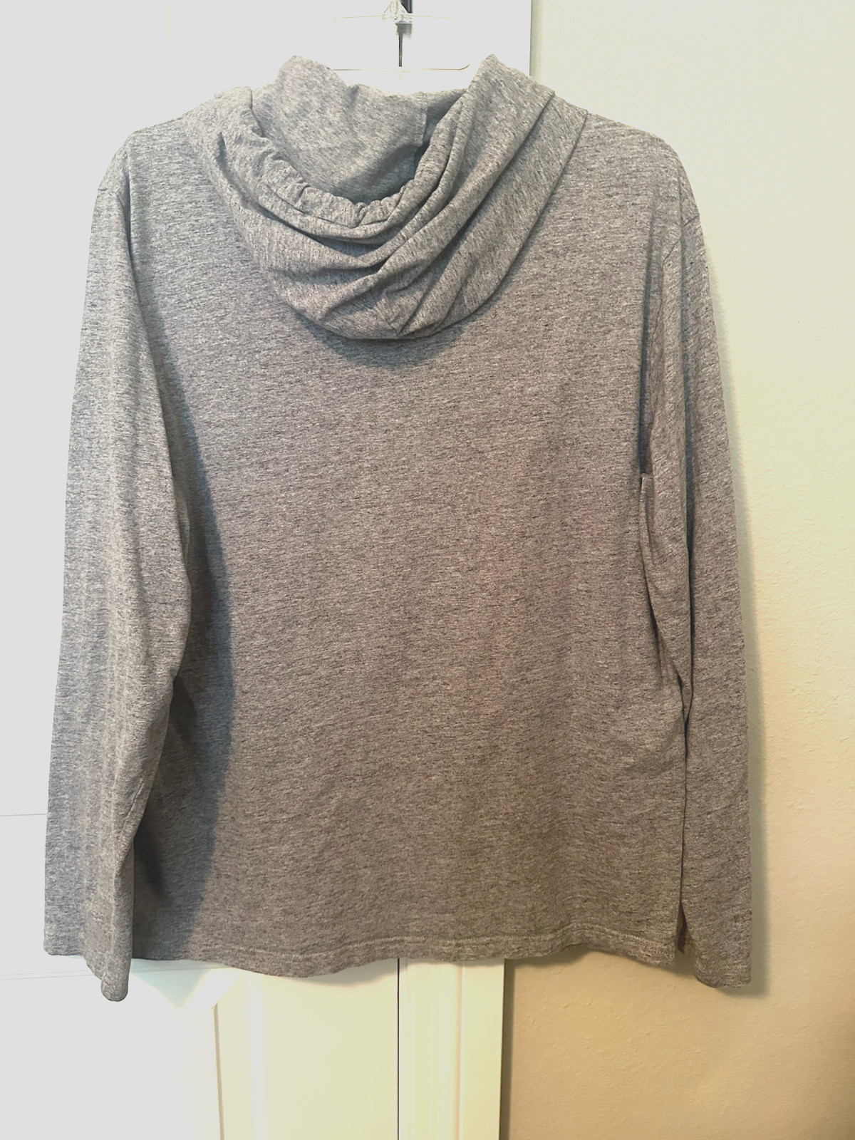 POLO Ralph Lauren Men's Lightweight Hoodie L Gray Cotton Jersey Knit gallery
