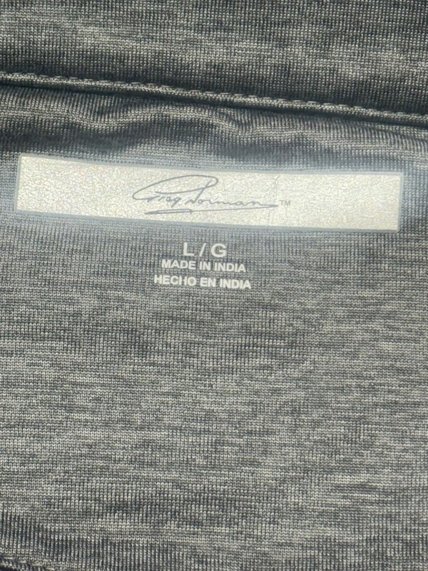 Greg Norman Pullover Mens Large Gray Long Sleeve 1/4 Zip Golf Top Stretch gallery