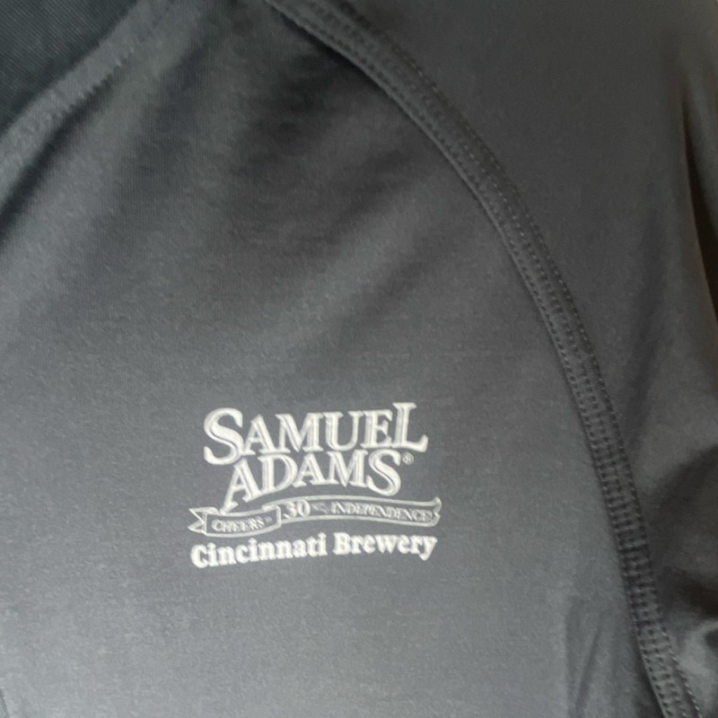 Samuel Adams Cincinnati Brewery, Black 1/4 Zip Pullover M gallery