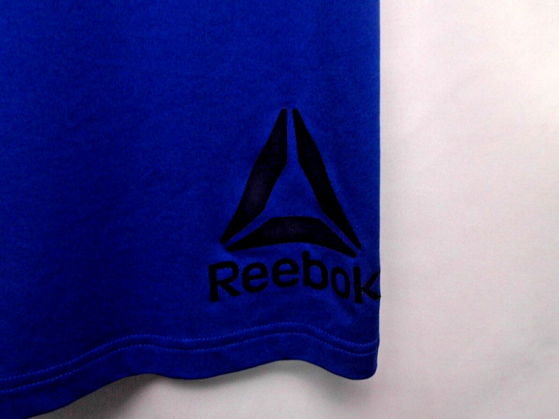 Reebok Quick Dri Athletic Workout Shirt Men's Blue 2XL Polyester & Spandex gallery