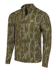 Muddy Outdoors Men’s TRX Lightweight Quarter Zip Shirt Mossy Oak Bottomland 2XL