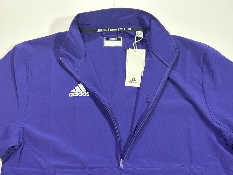 Adidas Men's Coach Long Sleeve 1/4 Zip Top Jacket IW2423 Size M NWT gallery