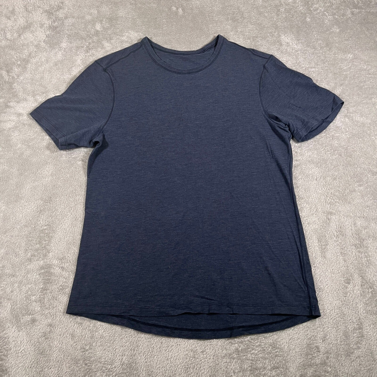 Lululemon Classic T-Shirt Mens Small Blue Short Sleeve Casual Soft Lounge gallery