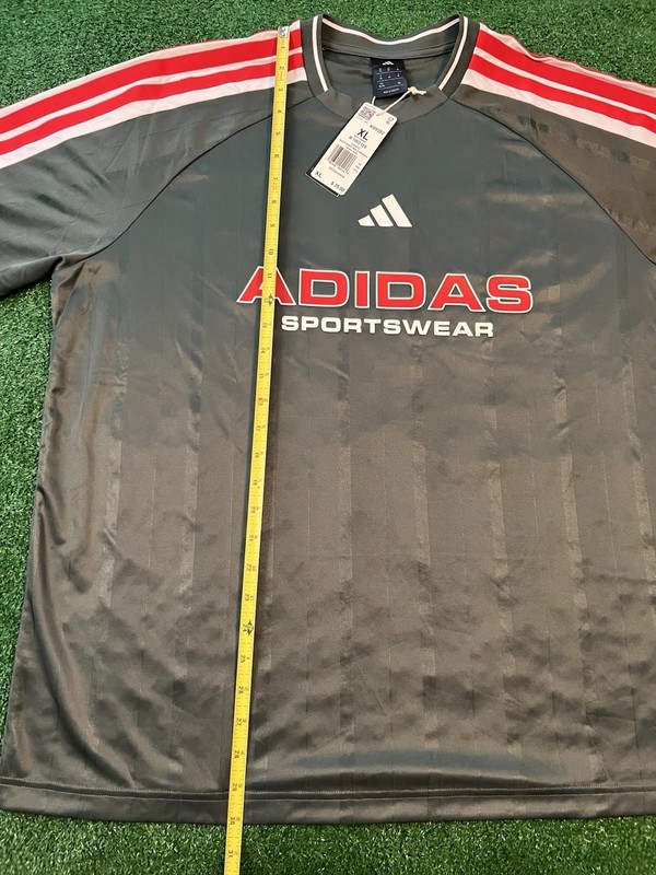 Adidas Sportswear Tiro Tshirt Green Oxide Red White KB9382 Mens Size XL NWT gallery