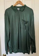 Nike Tech Pack Dri-FIT Shirt Mens XL Green Long Sleeve Quarter Zip FB7381-323