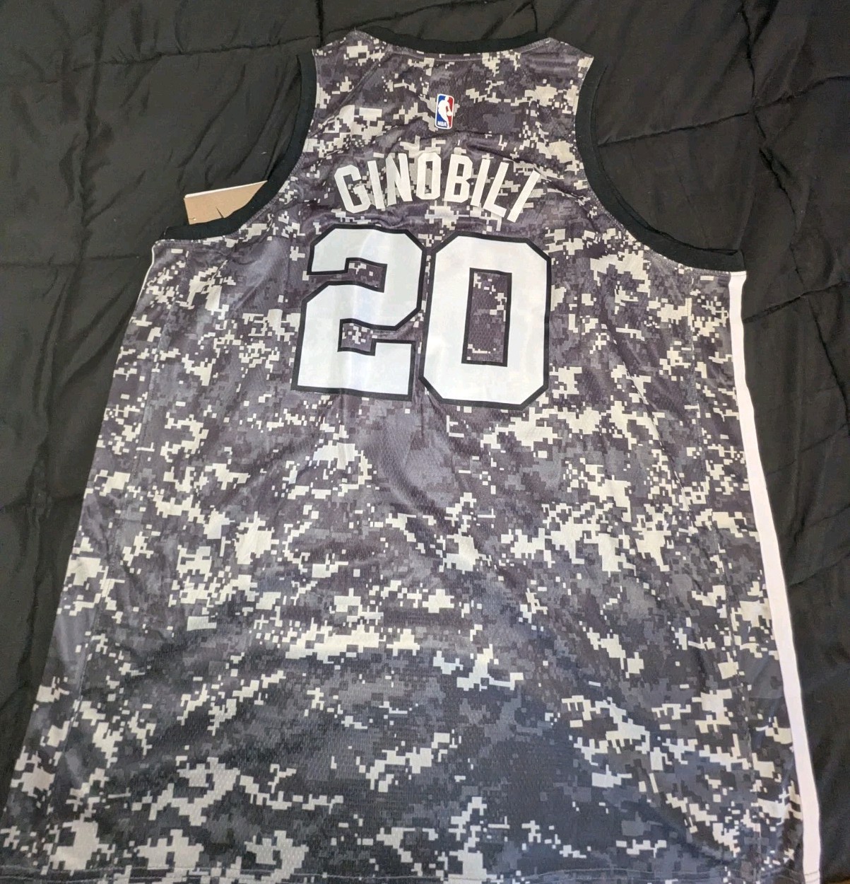 XL 52 Manu Ginobili San Antonio Spurs Nike NBA Basketball Jersey Camo New gallery