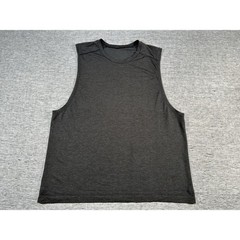 Lululemon Live in Practice Shirt Mens XXL Grey Sleeveless Athletic Athleisure