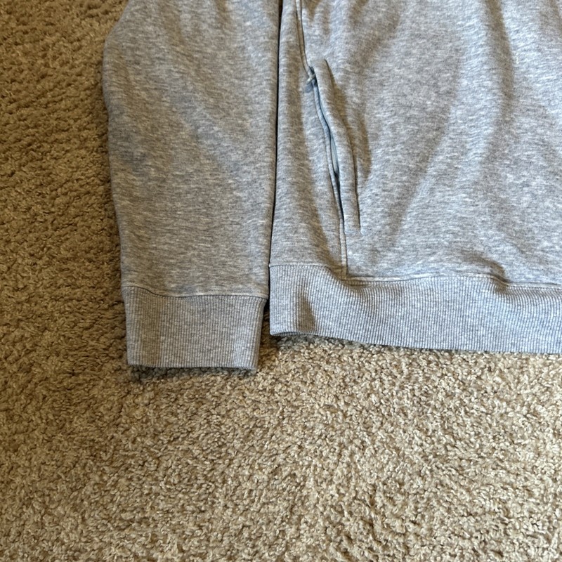 Fabletics Men’s Size Small Go-To Performance Quarter Zip Gray Pullover gallery