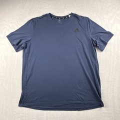 Adidas Aeroready Primegreen Blue Short Sleeve Tee T Shirt Mens Size XL