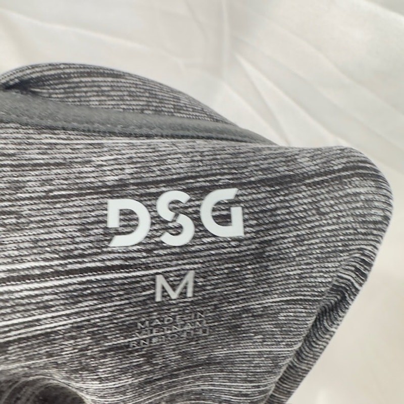 NEW DSG Static Texture Performance Tee Short Sleeve Pure Black/Pure White Mens M gallery