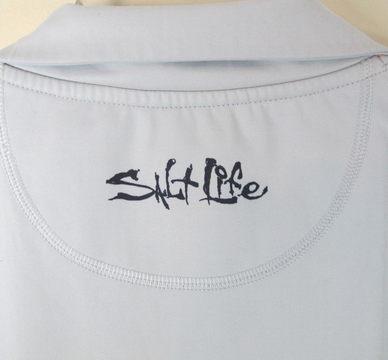 Salt Life SLX Performance 1/4 Zip Pullover Fishing Shirt Men's XXL Uvapor Gray gallery
