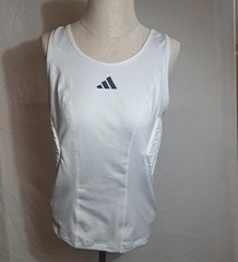 $80 NEW Adidas Padded Tank Top Men’s White Compression Sports Training Shirt XL