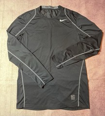 Men’s Nike Pro Fitted Long Sleeve Shirt Dri Fit Men’s Sz Medium Athletic Gym Run