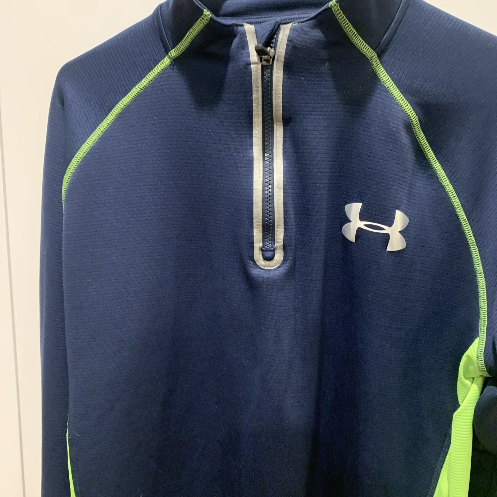Under Armour T Shirt Qtr Zip All Season Gear. Long Sleeve Men's Large gallery