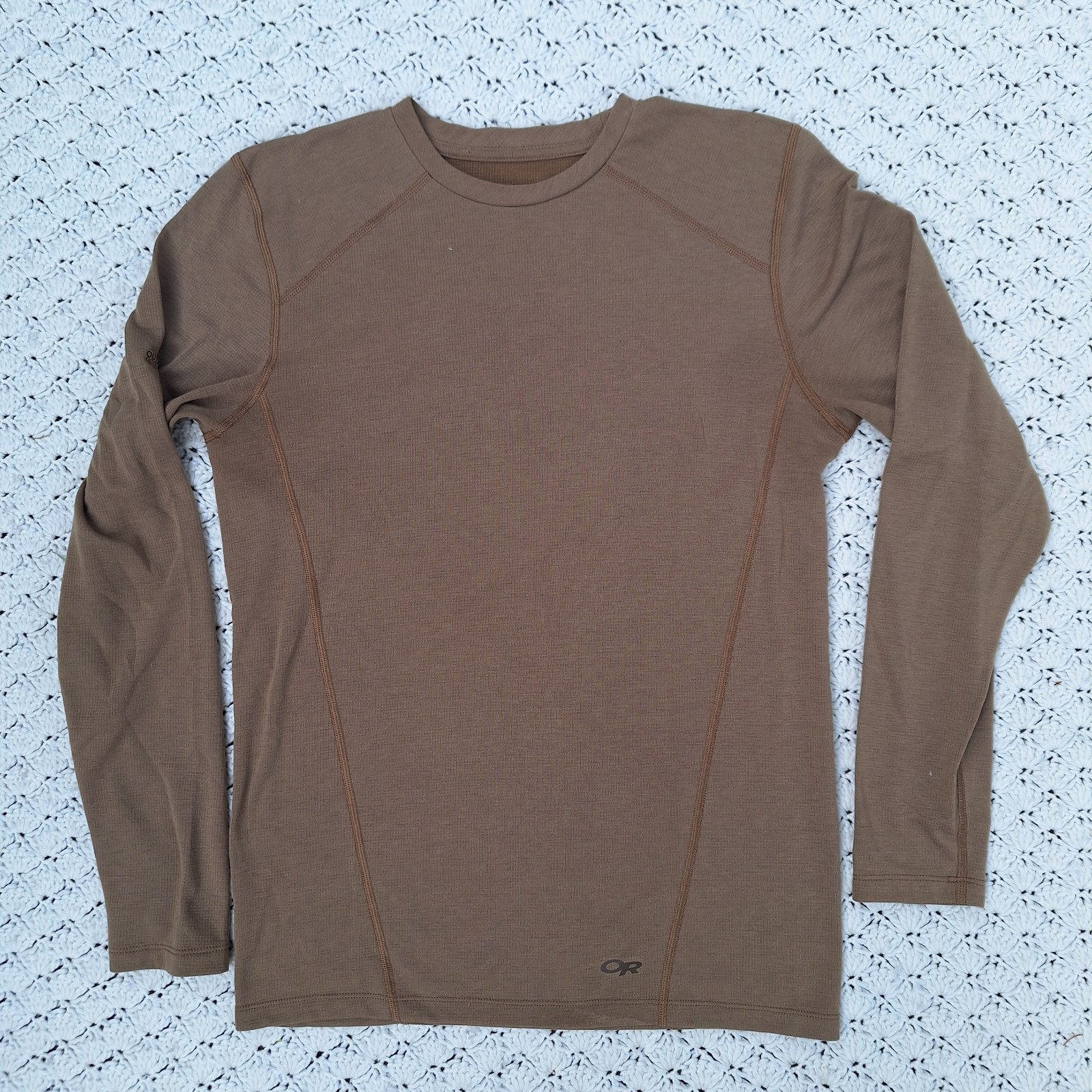 Outdoor Research Mens Tactical Coyote Polyester Wool Blend Baselayer Top Medium gallery