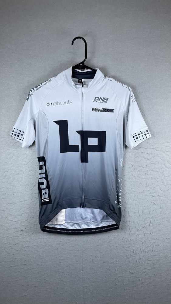DNA Cycling Lone Peak Knight Riders Jersey Mens Medium Short Sleeve Full Zip
