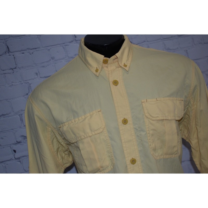 Duluth Trading Working Performance Fishing Shirt Mens Size Large Vented Nylon gallery