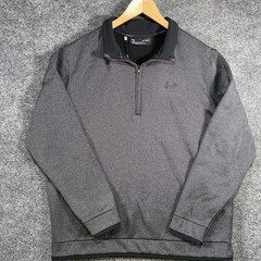 Under Armour 1/4 Zip Golf Pullover Sweater Men’s XL Gray UA Storm Fleece Outdoor