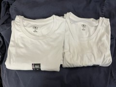 Athletic Works Men’s Tri-Blend Tee White Long Sleeves (Two) Size 4XL NWT #529