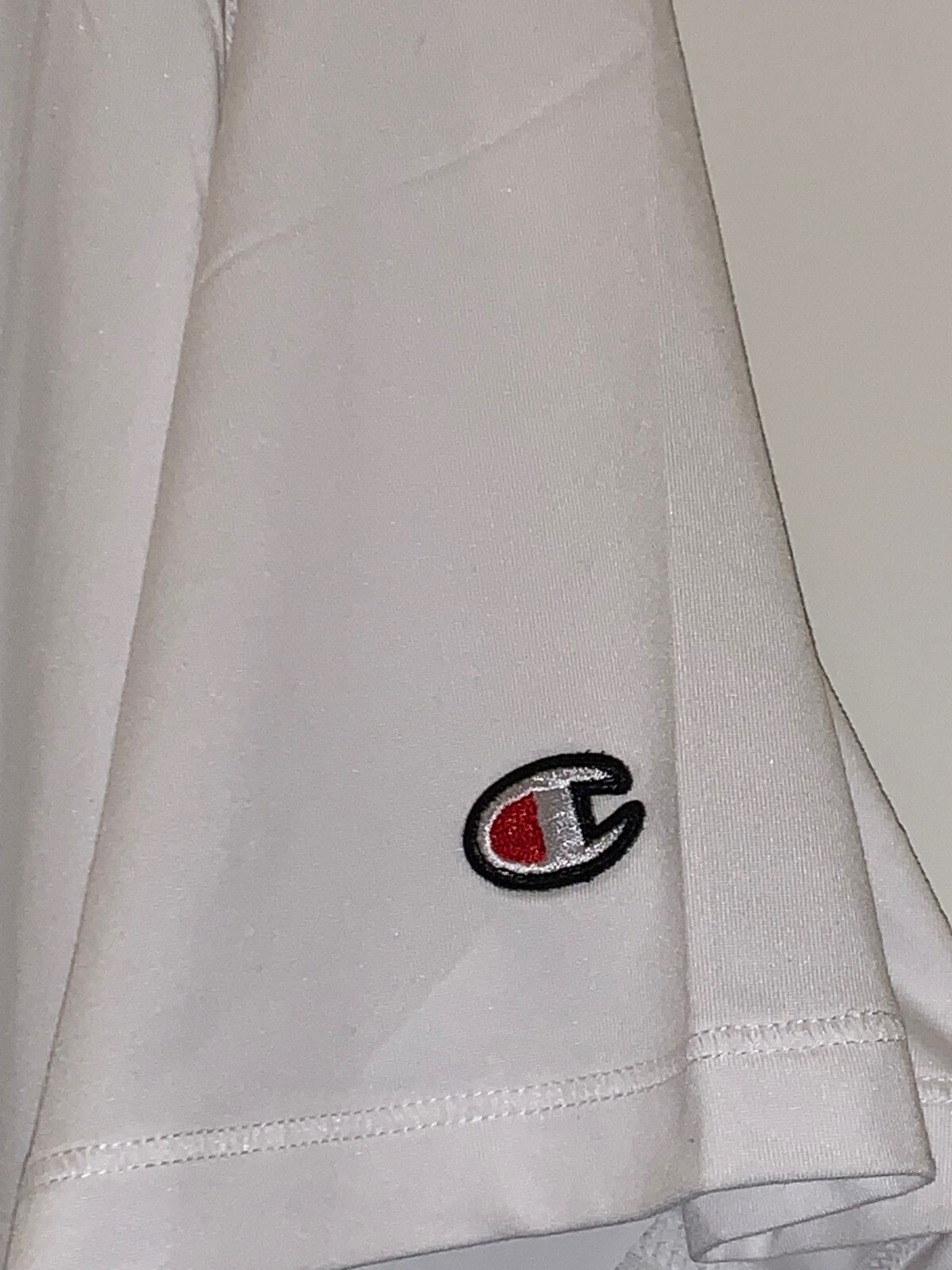 NWT Champion Active Water/Wind Resistant Active Men's White S/S Mesh T-shirt gallery