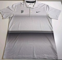 Nike Golf Stripe Polo San Francisco Giants Wolf Grey Mens Size Med